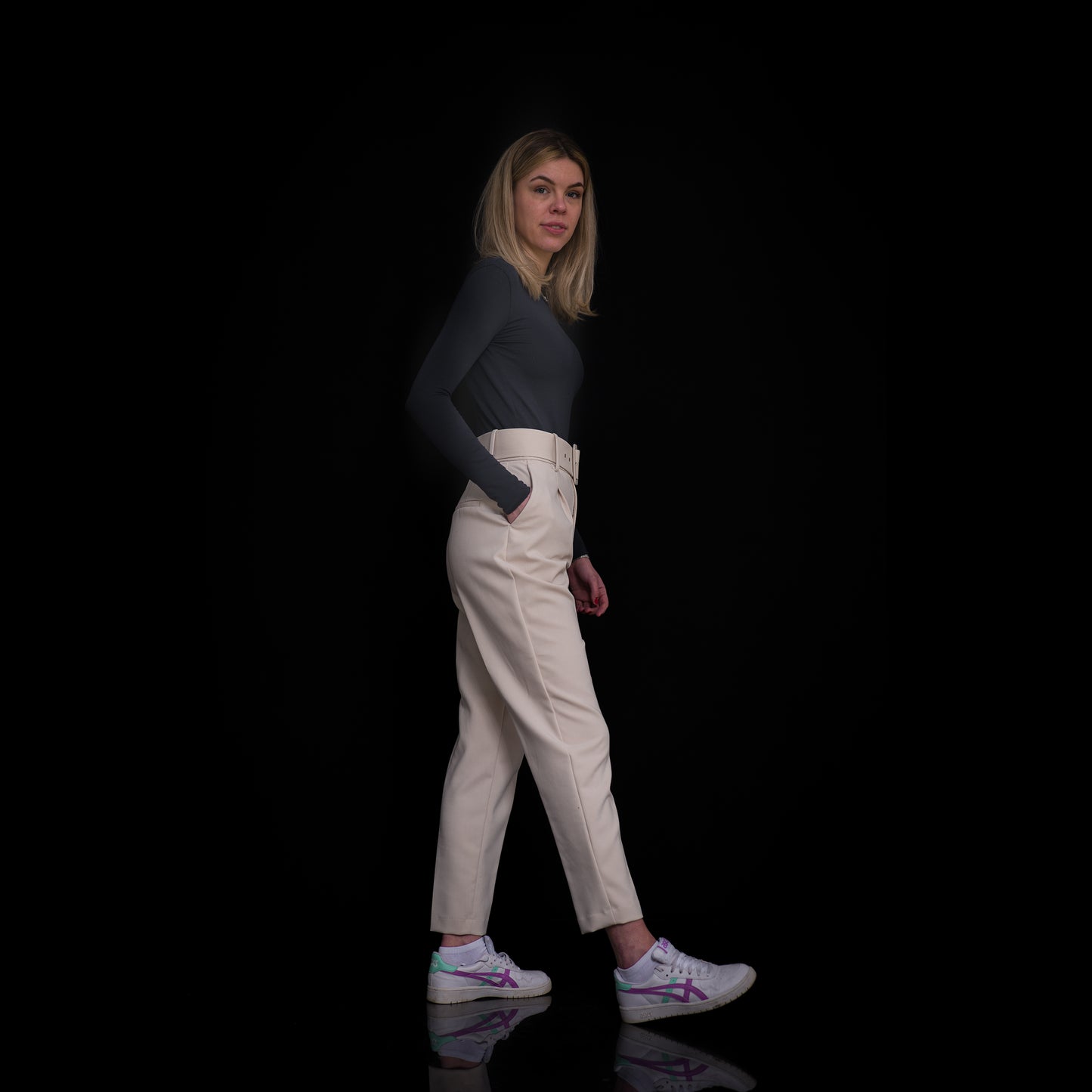 Skinny Langarm-Shirt aus Modal