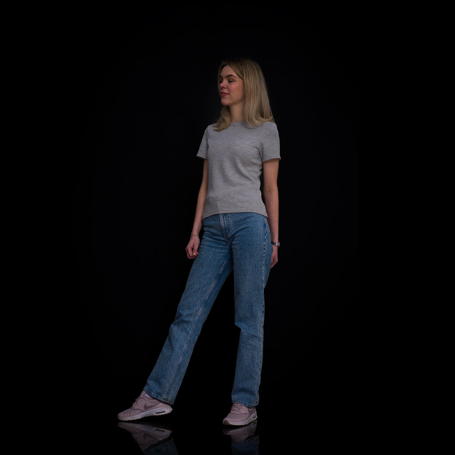 T-Shirt Waffelstrick