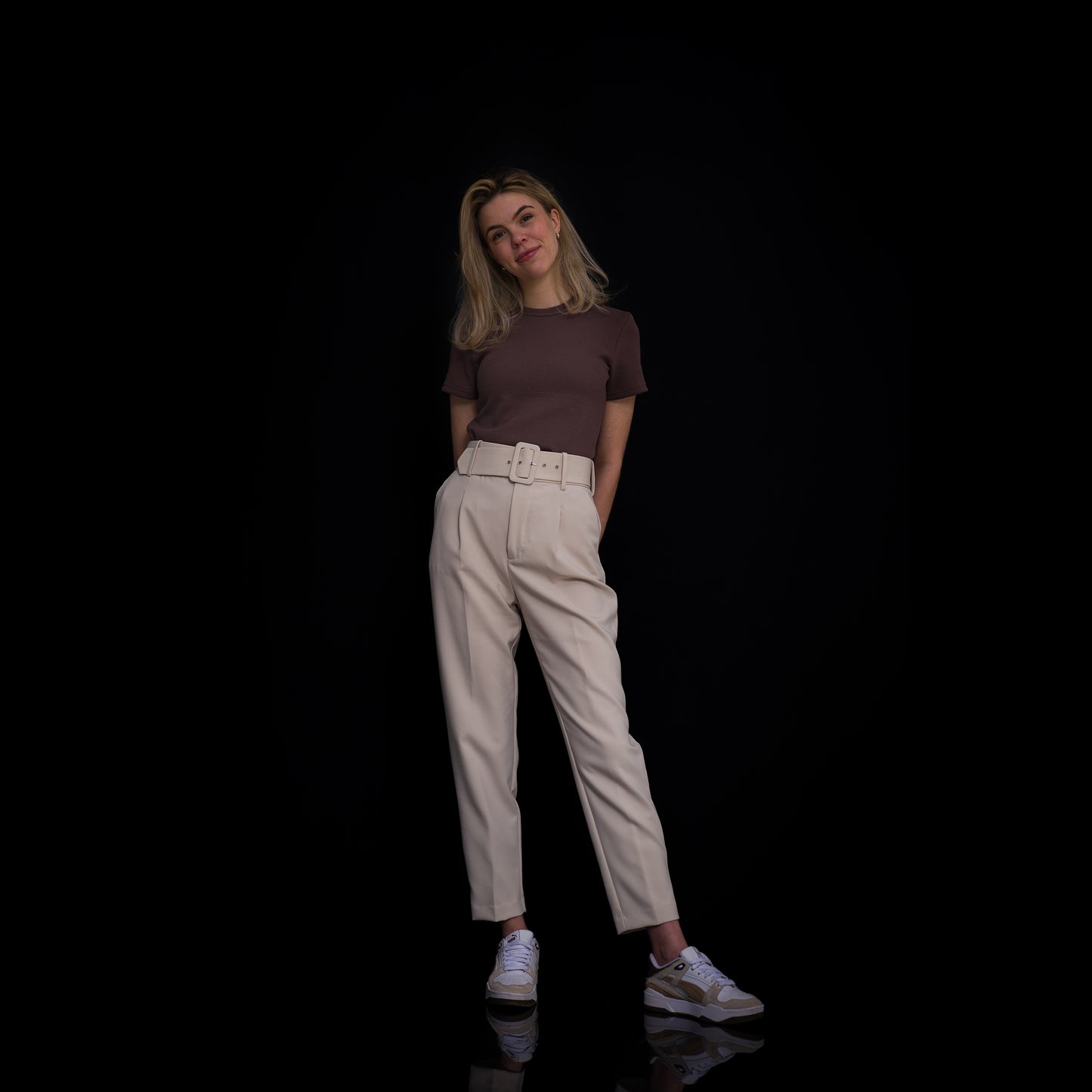 T-Shirt Waffelstrick