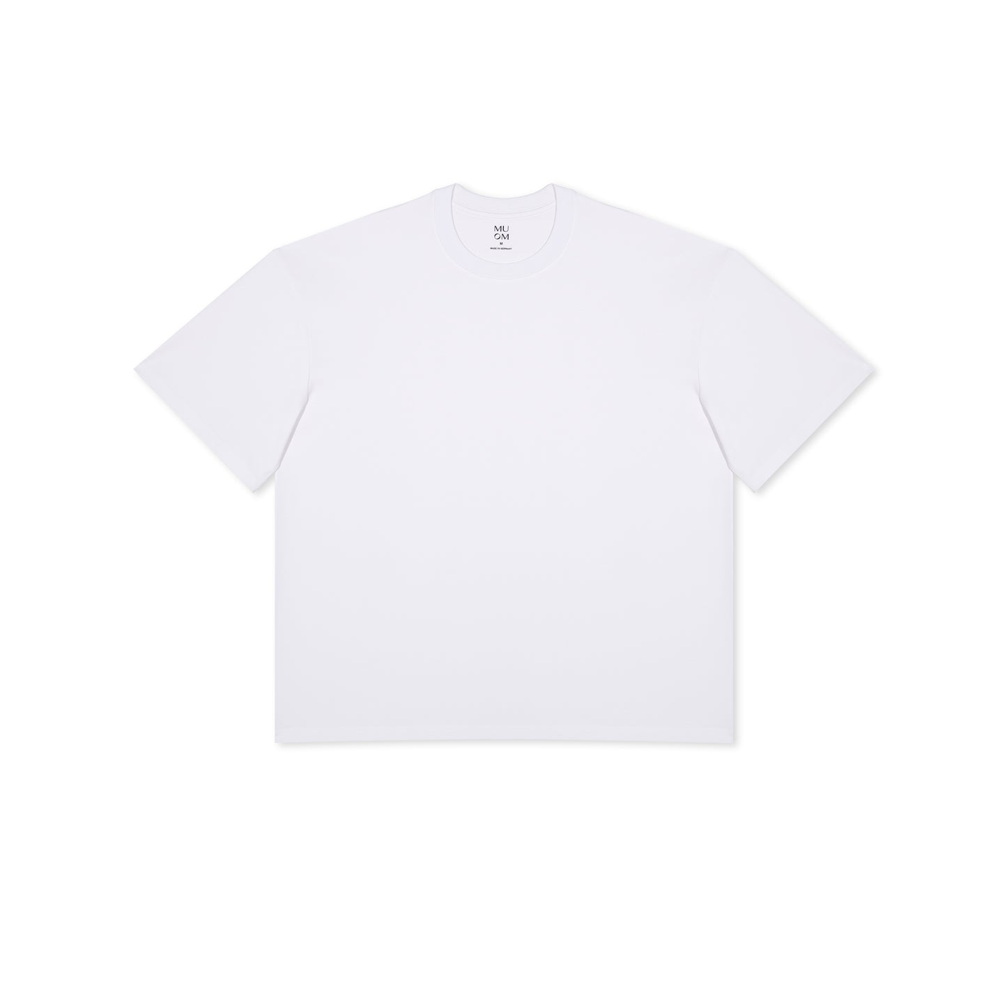 Heavy Oversized T-Shirt aus Pima Baumwolle für Herren in einem sehr hellen weiss