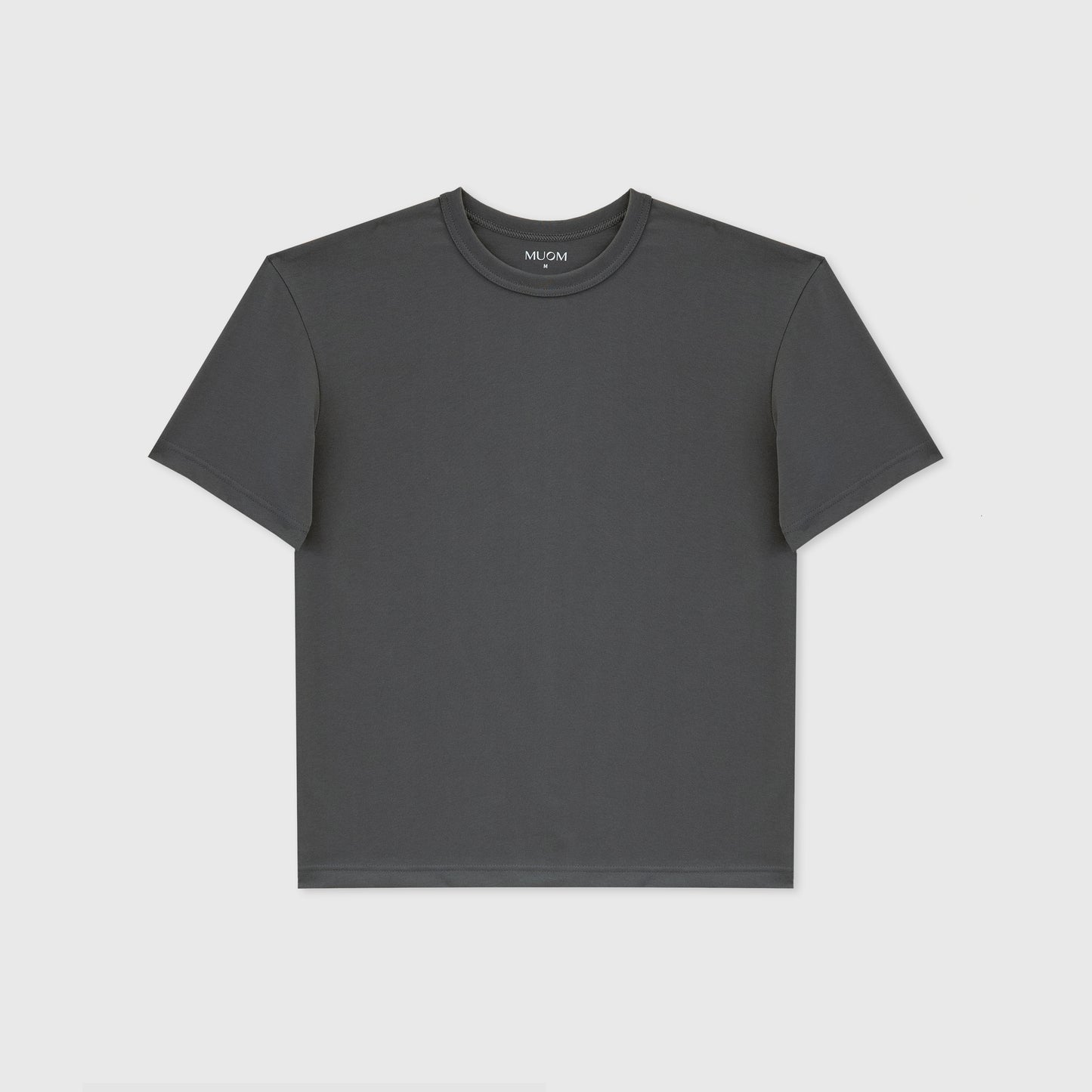 T-Shirt aus Baumwolle in grau