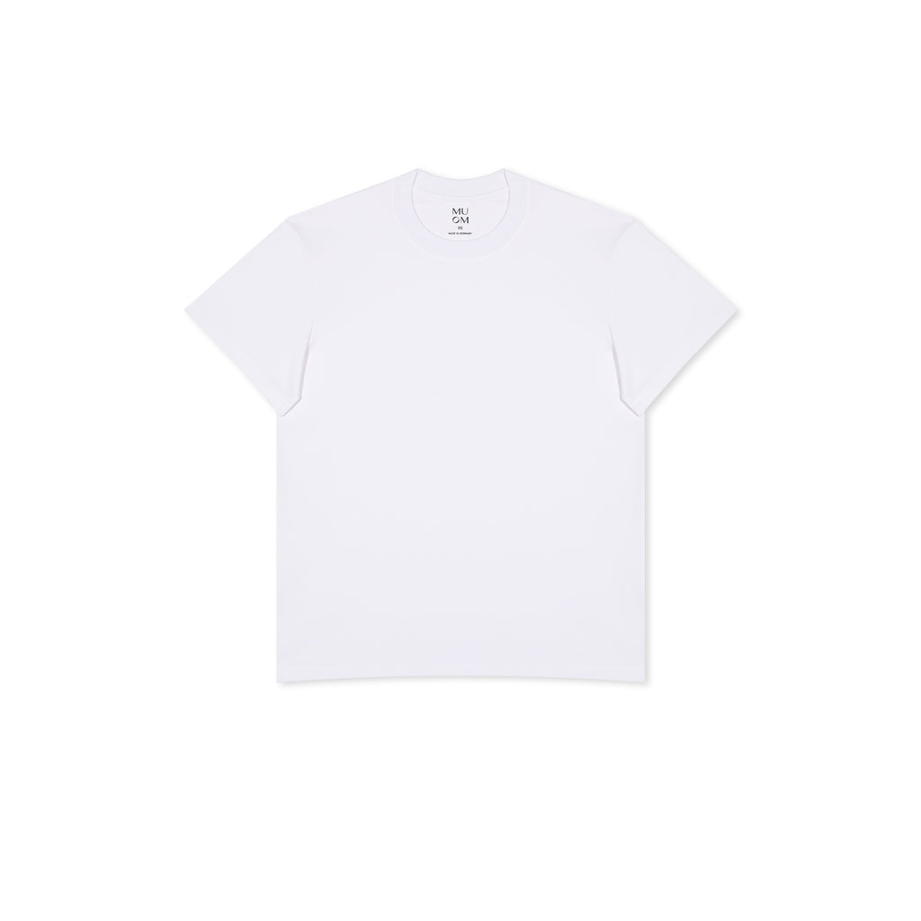 Damen Shirt aus Pima Baumwolle in Weiß und einem Relaxed Schnitt