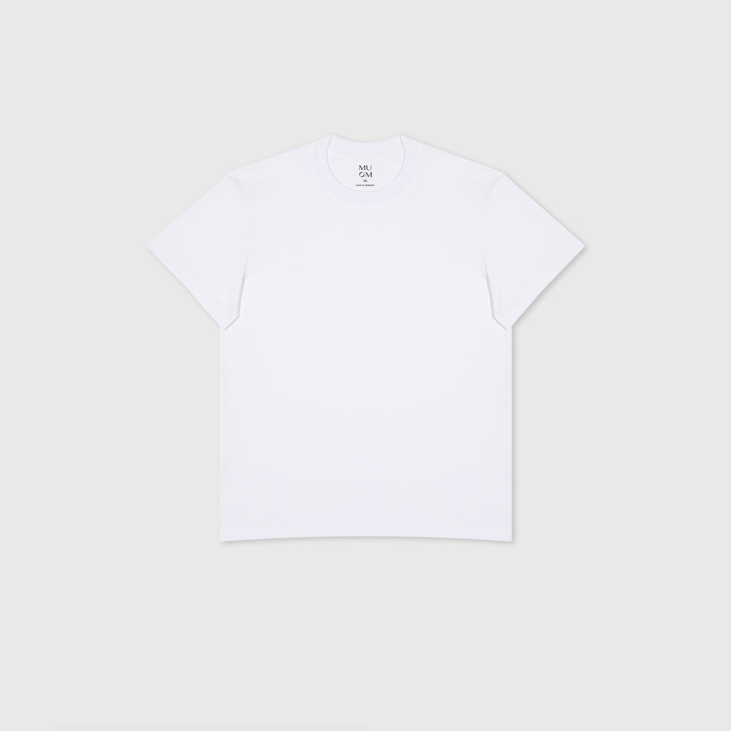 Damen Shirt aus Pima Baumwolle in Weiß und einem Relaxed Schnitt