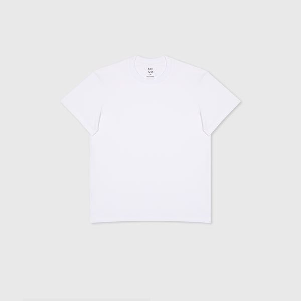 Damen Shirt aus Pima Baumwolle in Weiß und einem Relaxed Schnitt