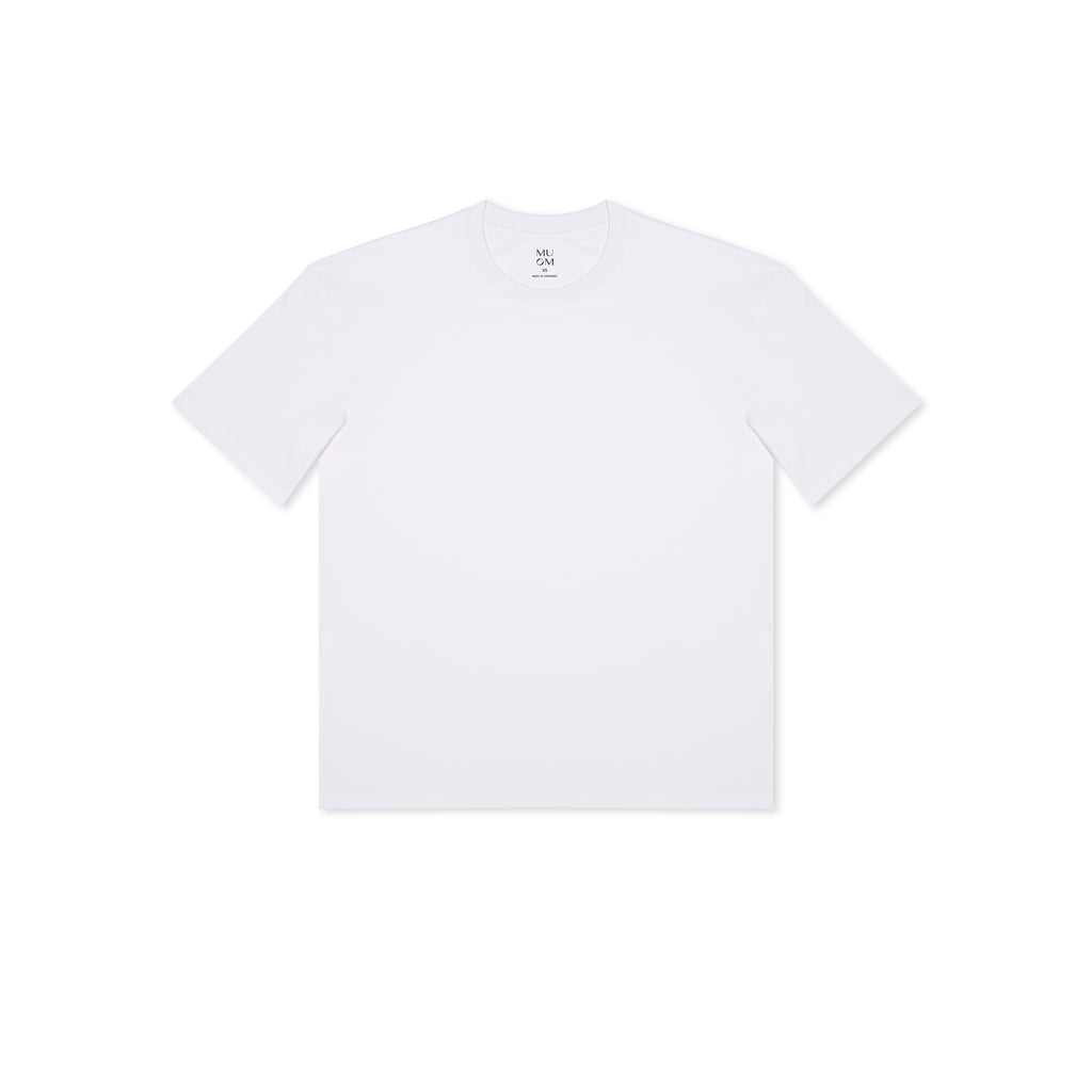 Oversized Damen Shirt aus 100% Pima Baumwolle in weiß