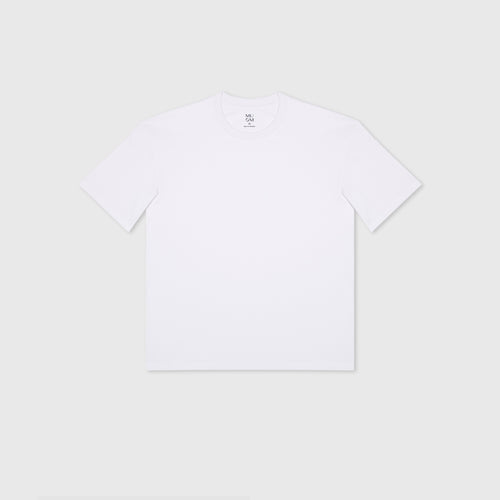 Oversized Damen Shirt aus 100% Pima Baumwolle in weiß