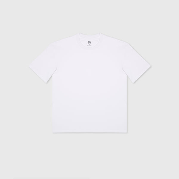 Oversized Damen Shirt aus 100% Pima Baumwolle in weiß