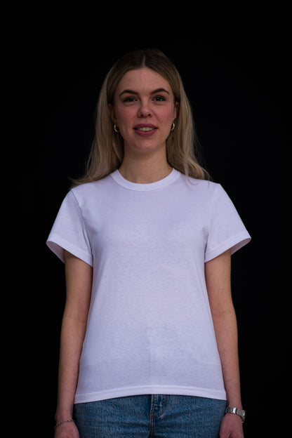 Basic T-Shirt Weiß für Damen