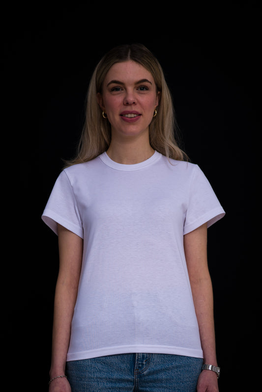 Basic T-Shirt Weiß für Damen