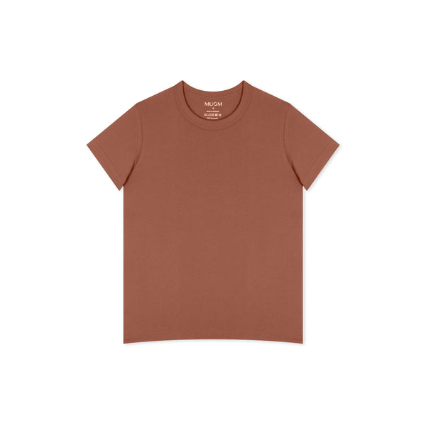 Braunes Damen T-Shirt im regular fit