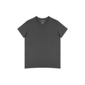 T-Shirt Dunkel Grau für Damen im Regular Stil