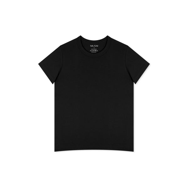 Damen T-Shirt Schwarz aus 100% Baumwolle