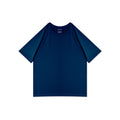 Raglan Shirt aus Baumwolle in Dunkelblau