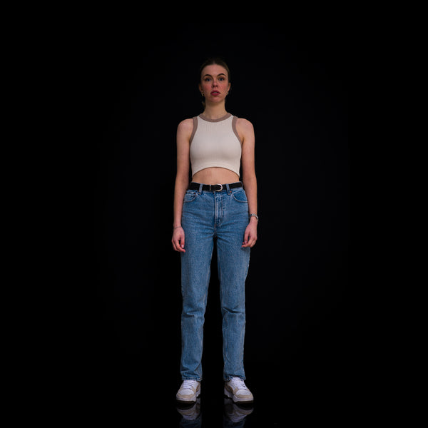 Rib Top Cropped
