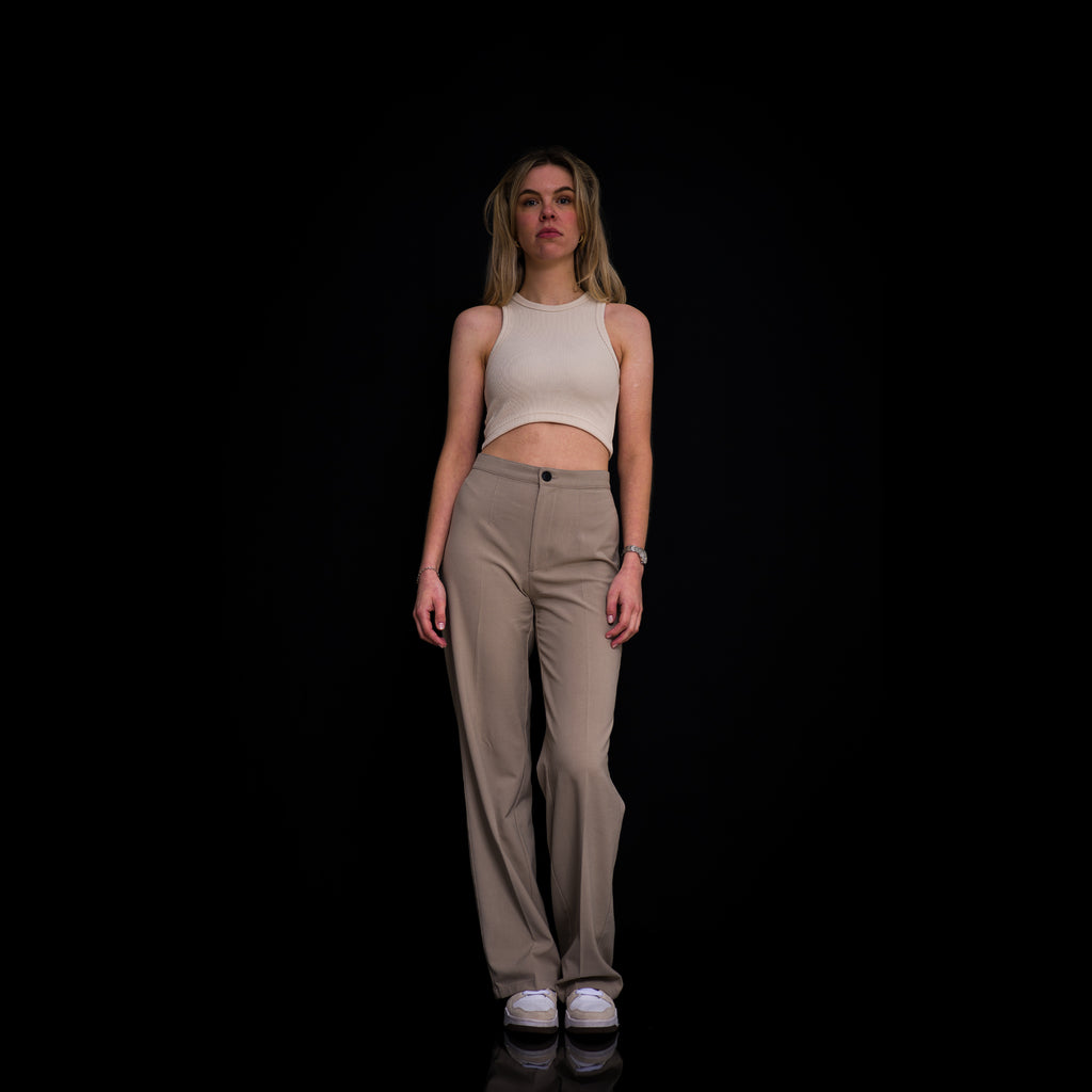 Rib Top Cropped