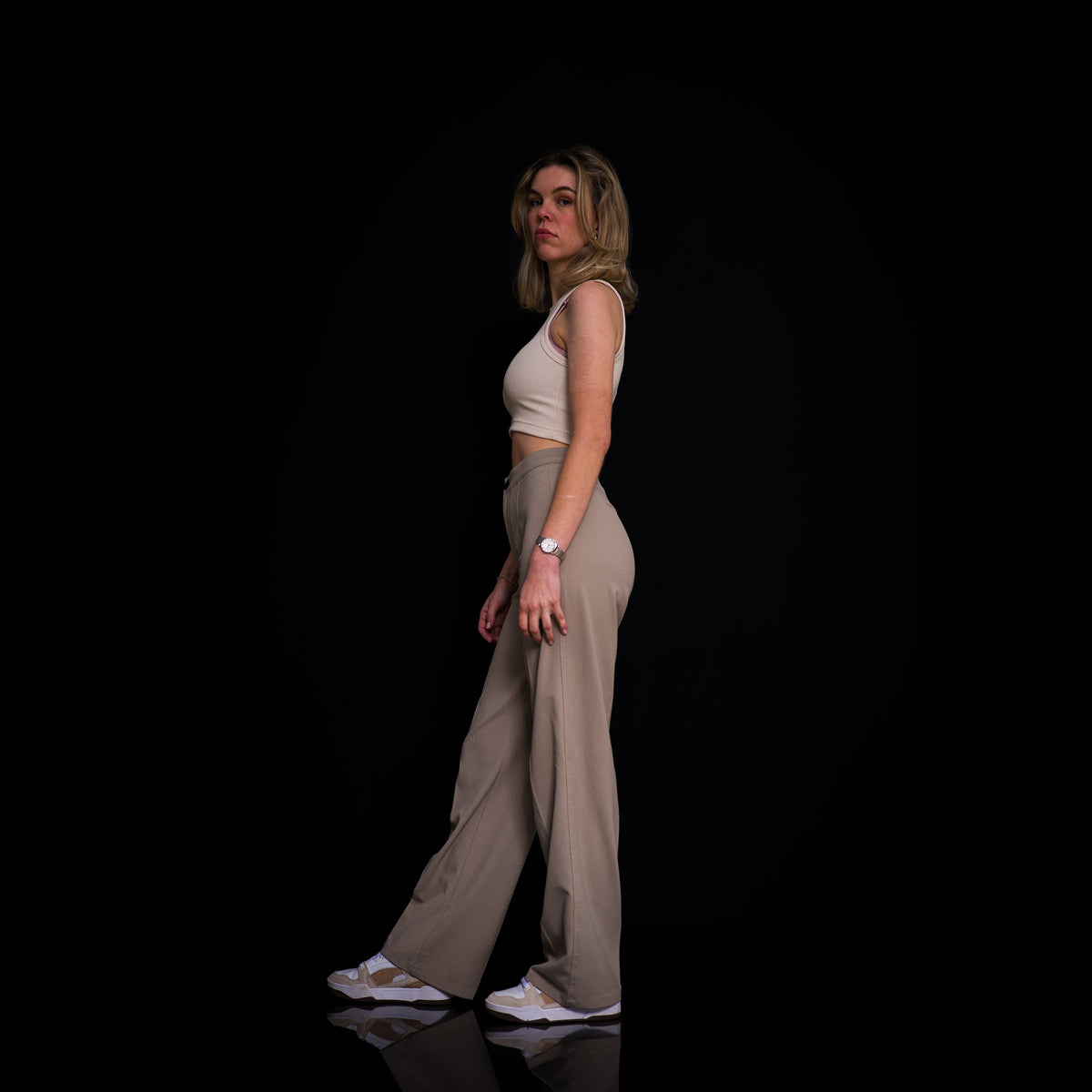 Rib Top Cropped