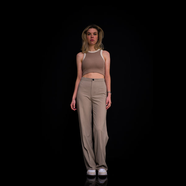 Rib Top Cropped