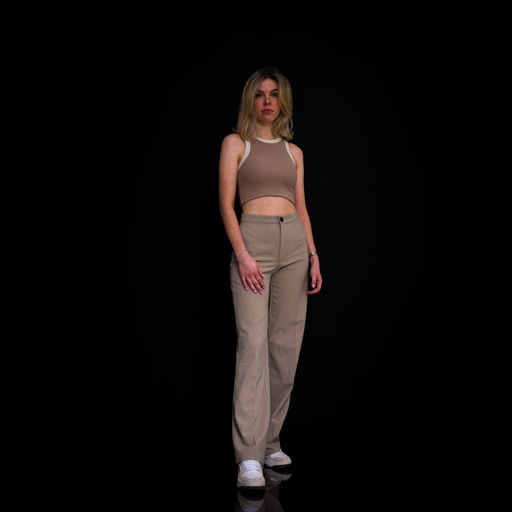 Rib Top Cropped