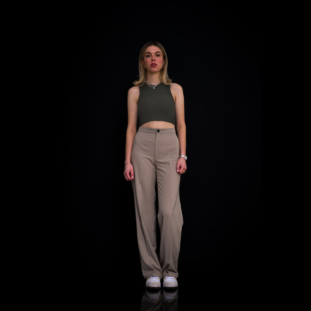 Rib Top Cropped