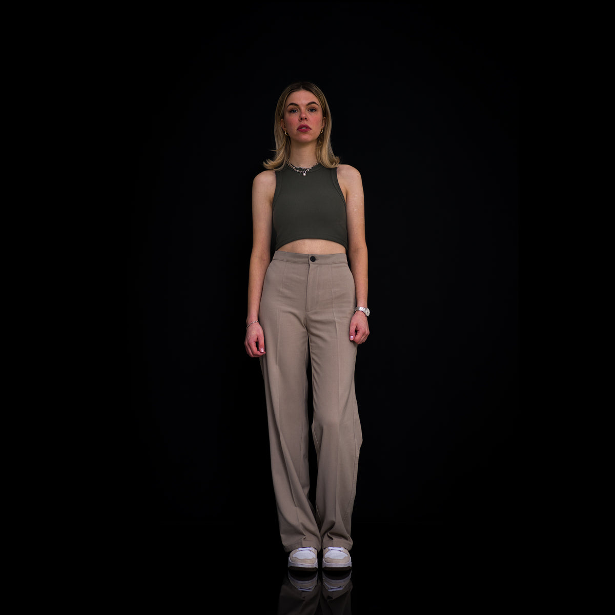 Rib Top Cropped