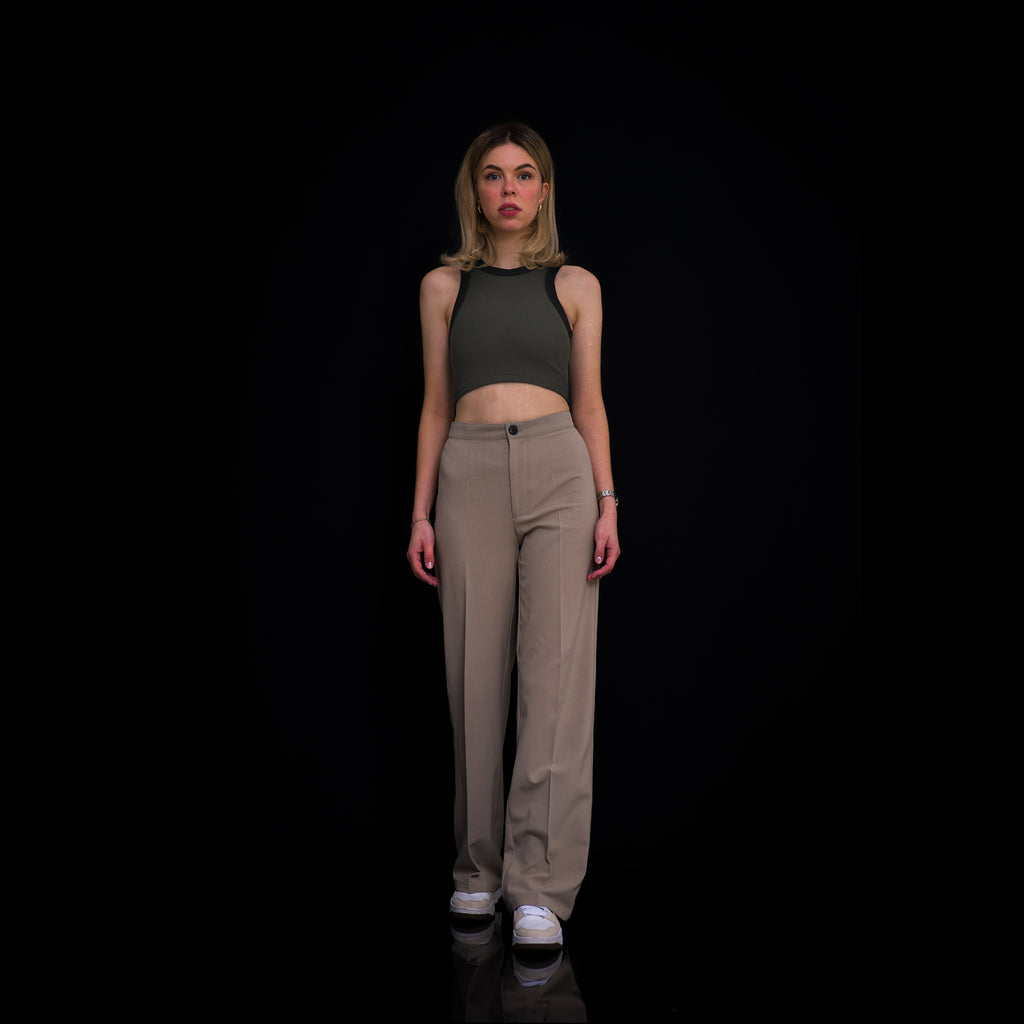 Rib Top Cropped