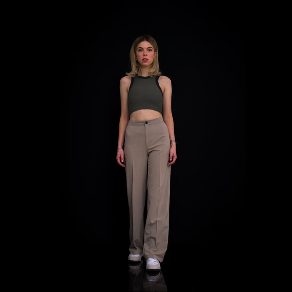 Rib Top Cropped