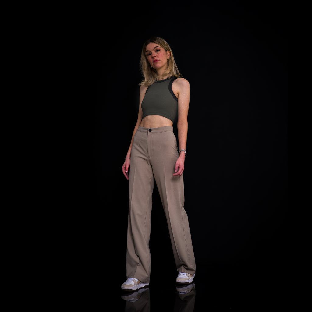 Rib Top Cropped