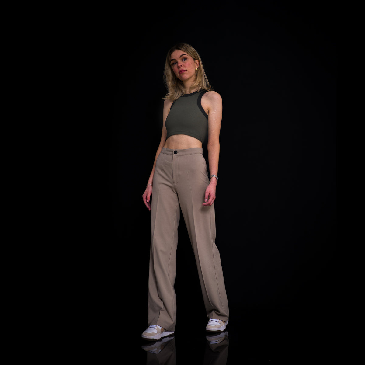 Rib Top Cropped