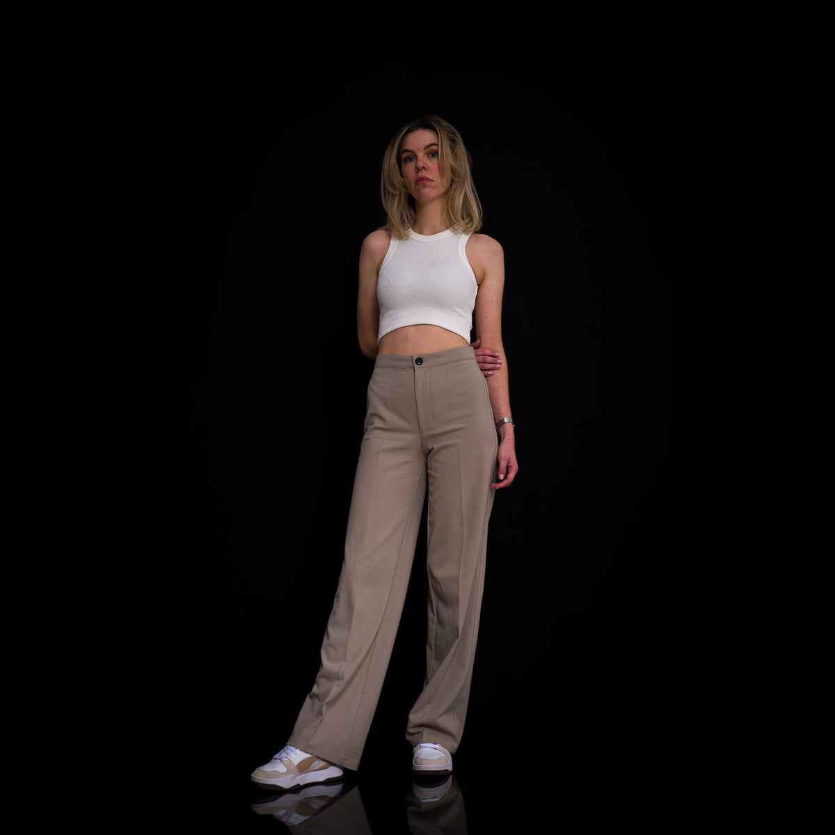Rib Top Cropped