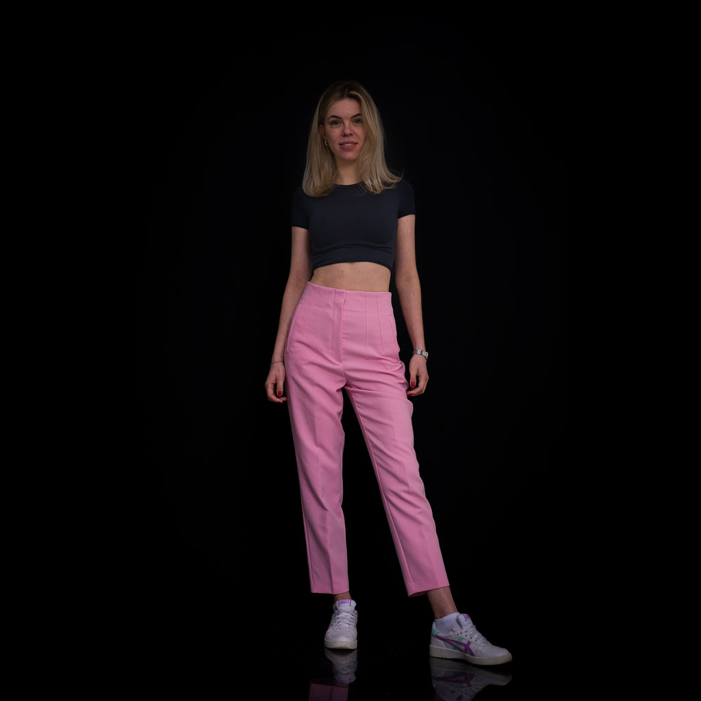 Skinny Cropped T-Shirt aus Modal