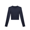 Skinny Cropped Langarm-Shirt aus Modal