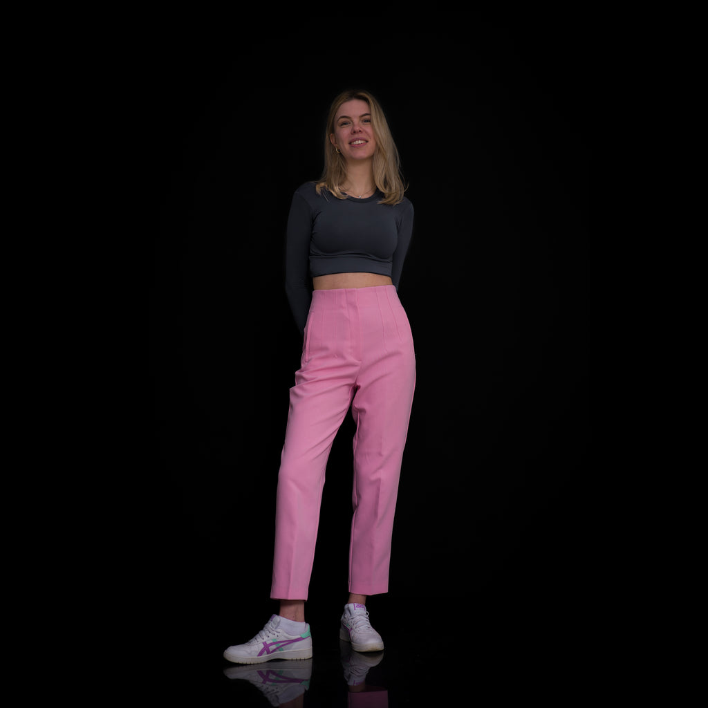 Skinny Cropped Langarm-Shirt aus Modal