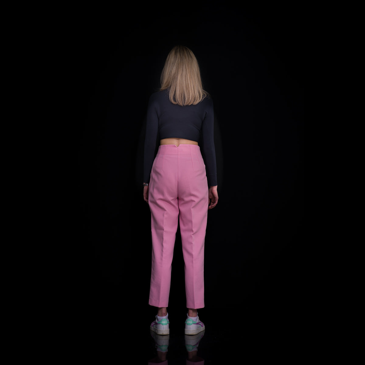 Skinny Cropped Langarm-Shirt aus Modal
