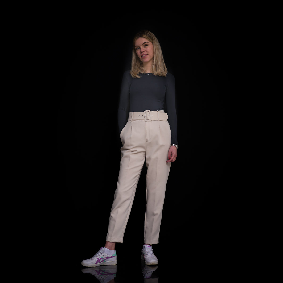 Skinny Langarm-Shirt aus Modal