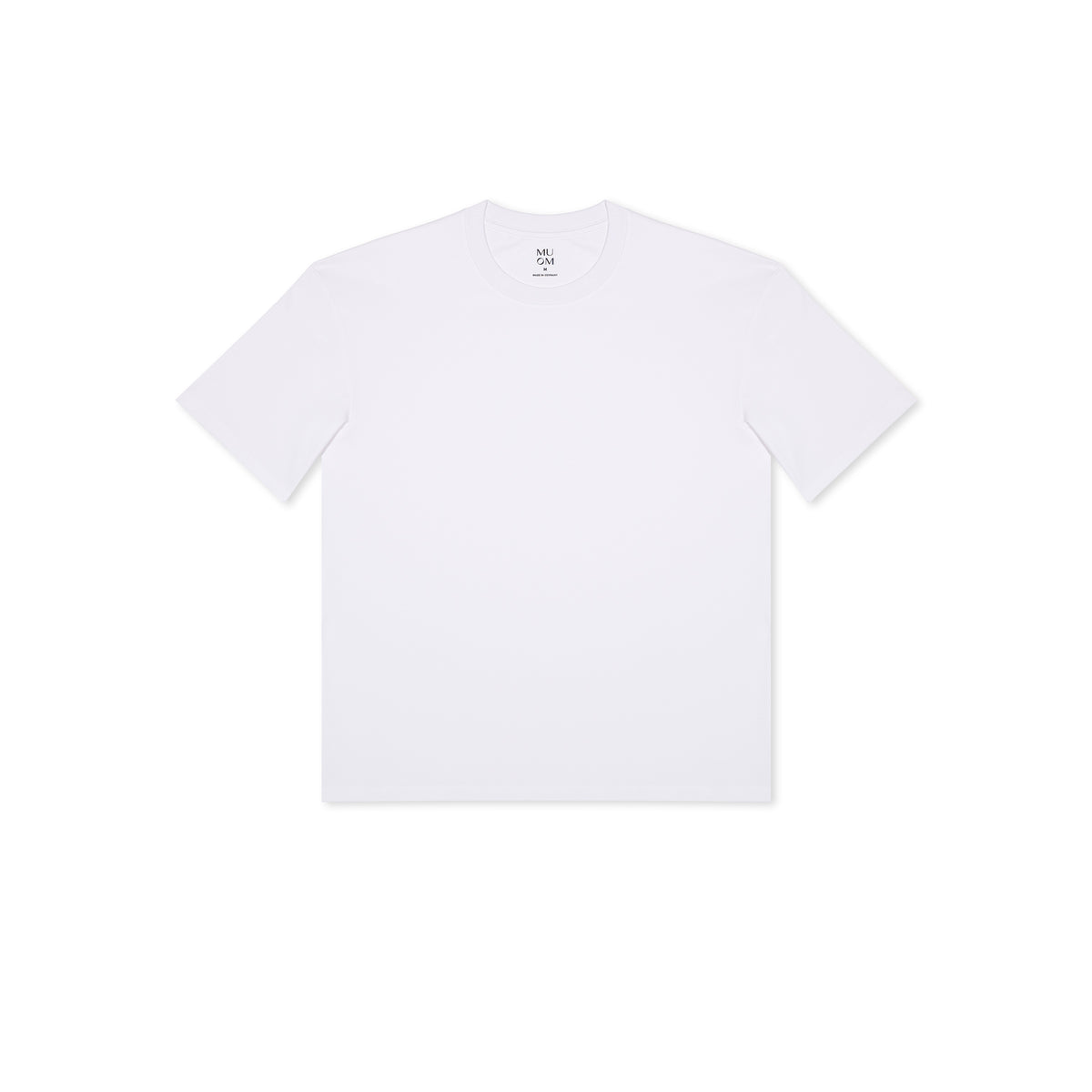 Basic T-Shirt in einem Relaxed Schnitt aus sehr hell weißem Garn
