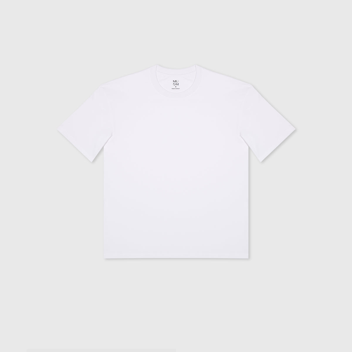 Basic Pima Baumwoll T-Shirt in einem Relaxed Style in weiss