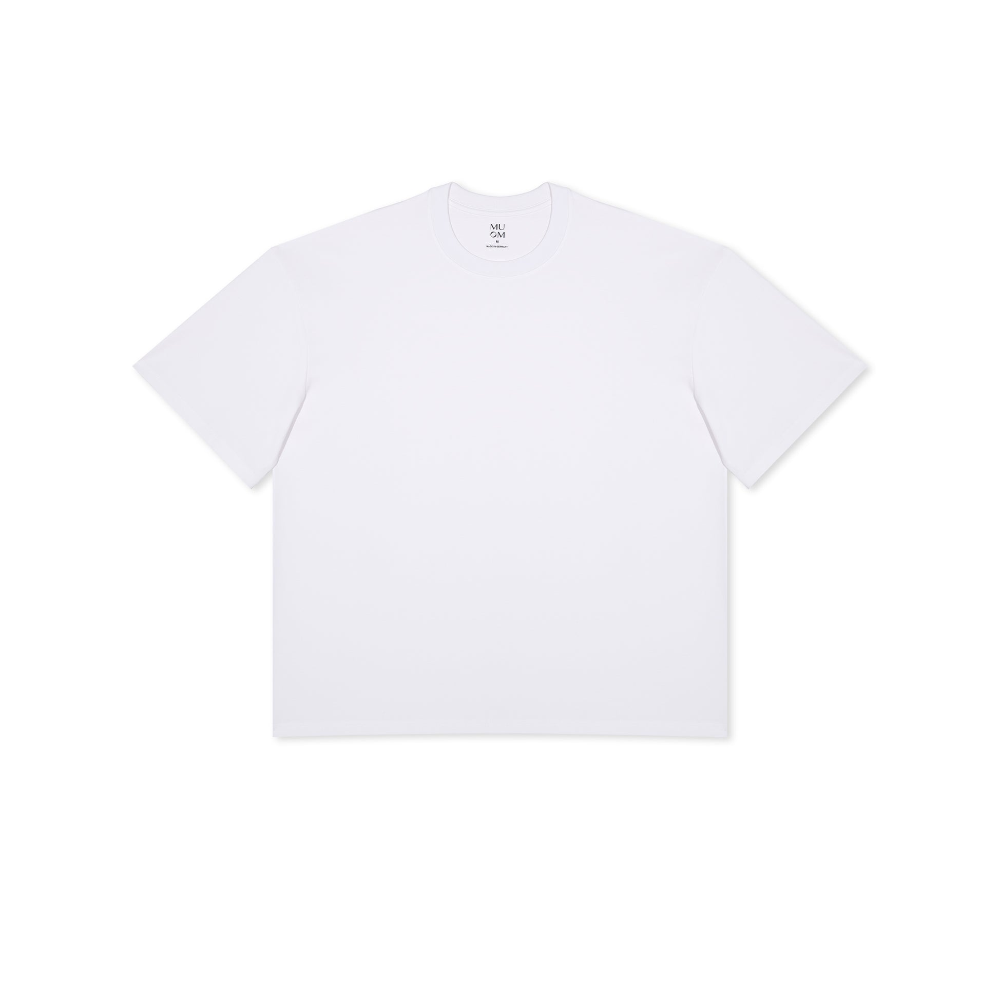 Heavy Oversized T-Shirt aus Pima Baumwolle für Herren in einem sehr hellen weiss