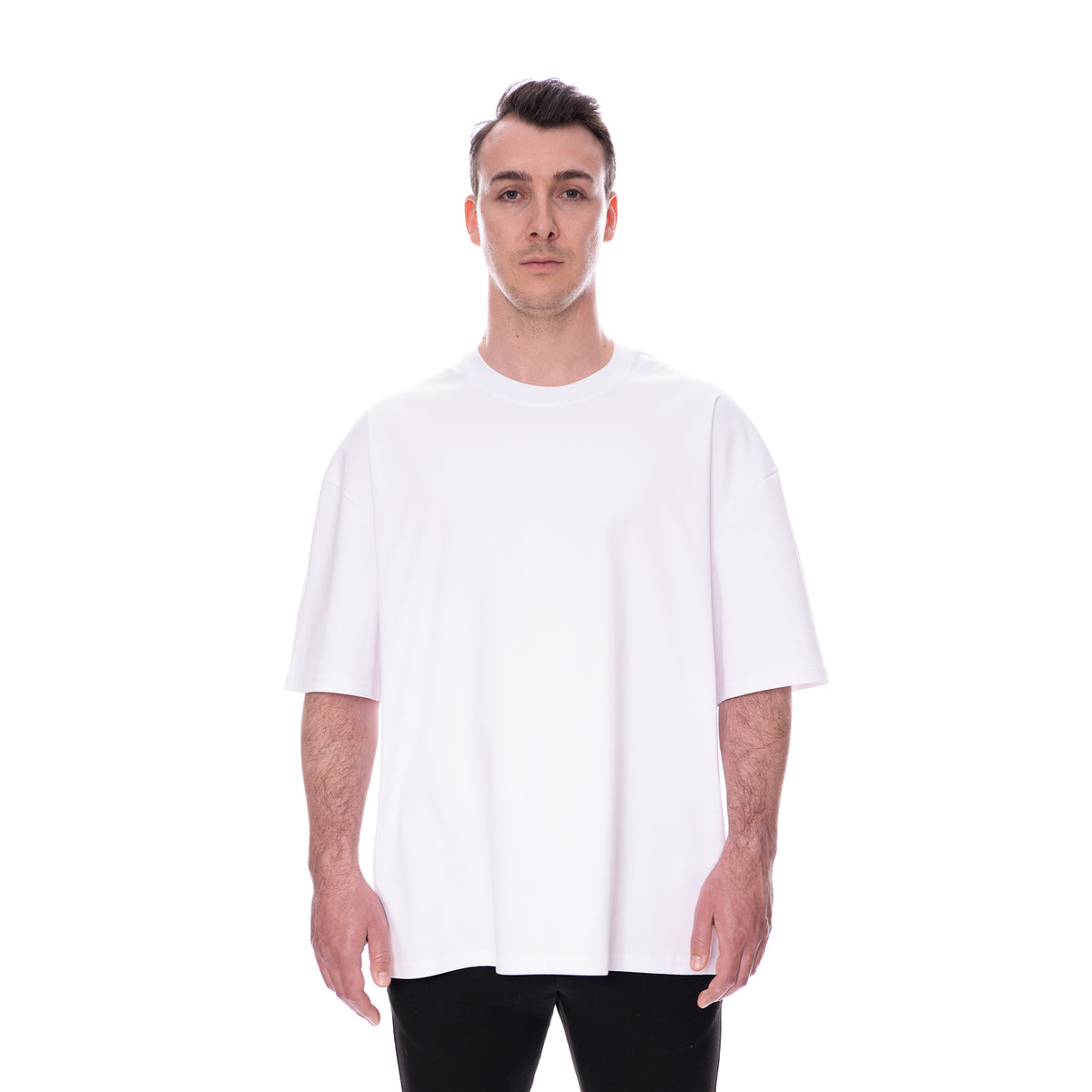 Nahaufnahme T-Shirt Made in Germany aus Pima-Baumwolle