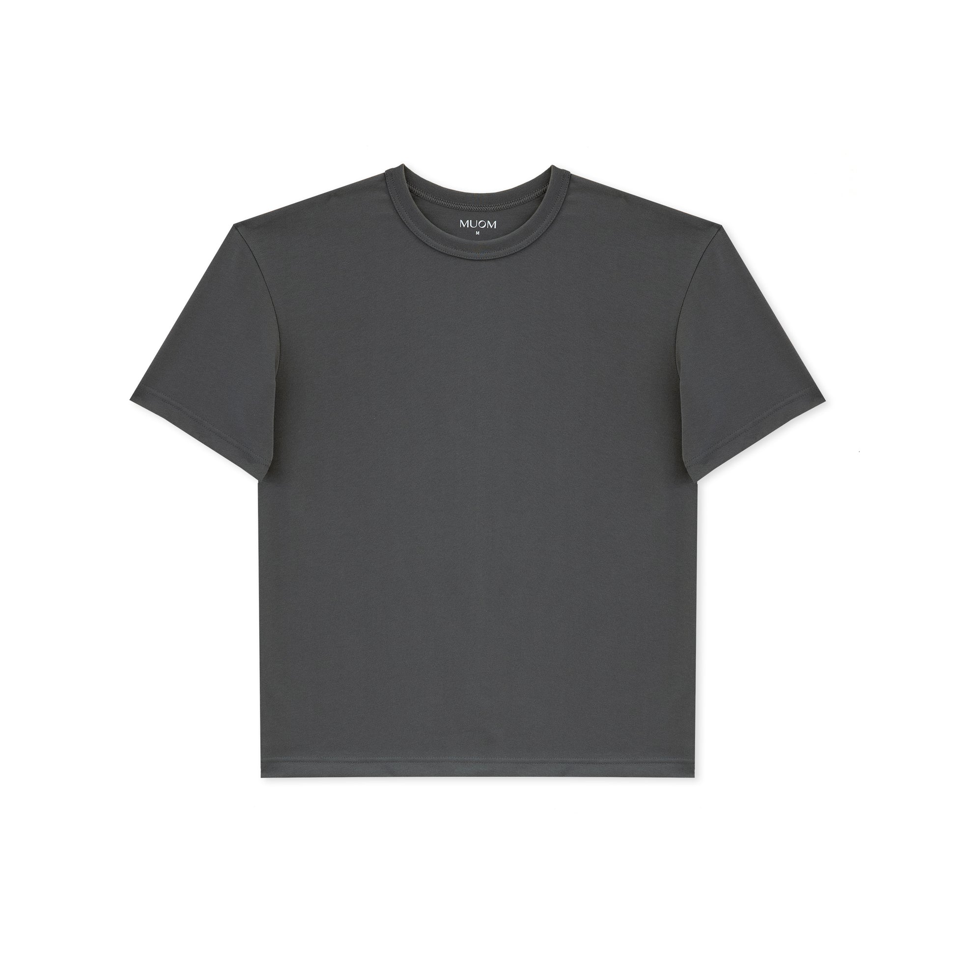 Graues locker geschnittenes t-shirt