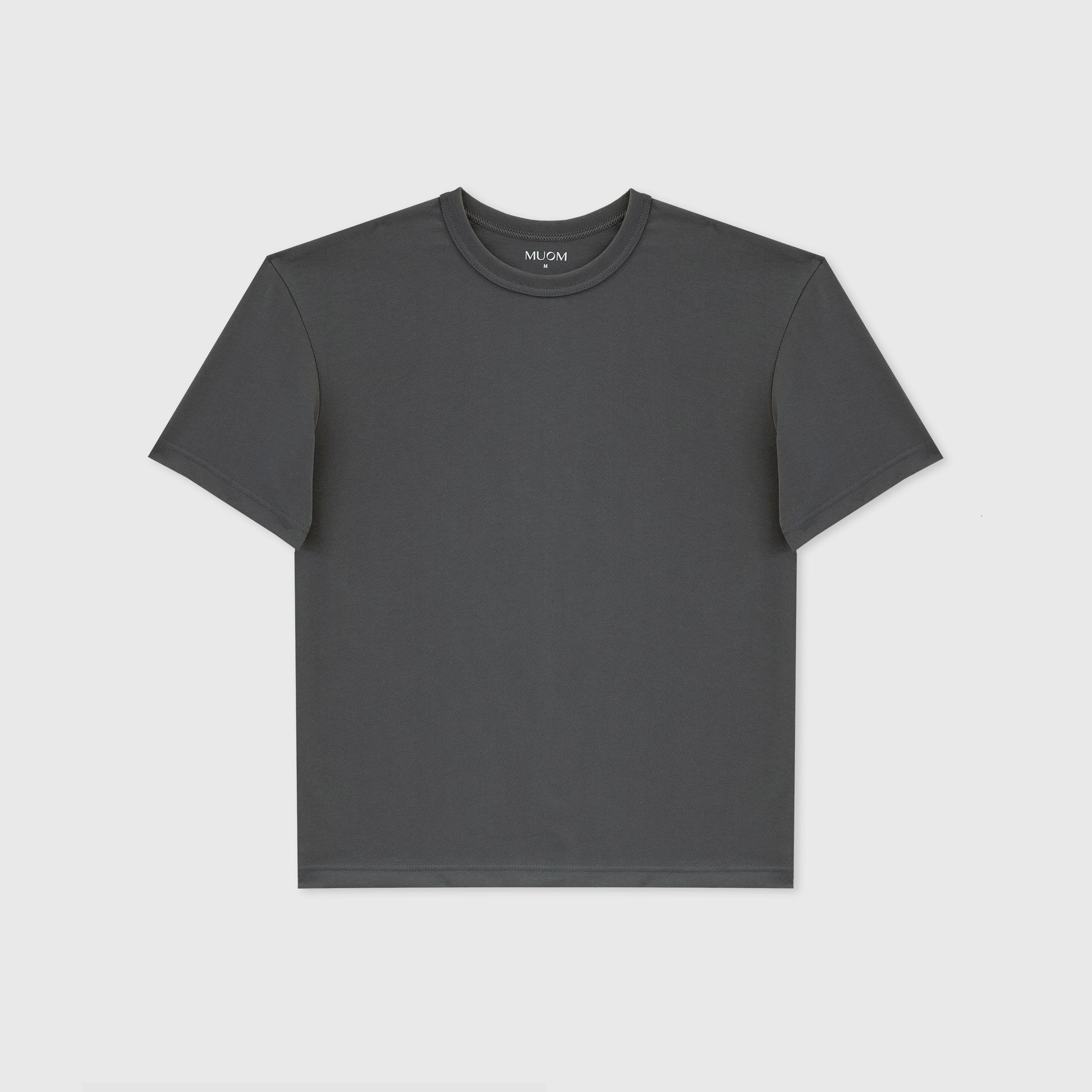 T-Shirt aus Baumwolle in grau